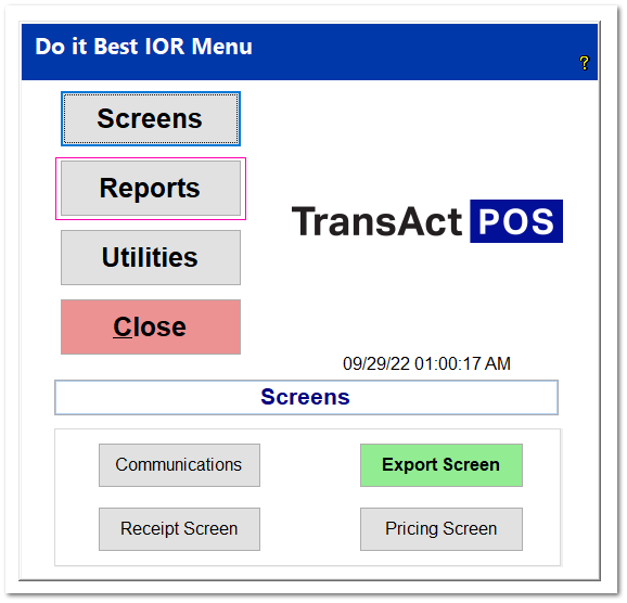 07-010-1 IOR Training - Do It Best