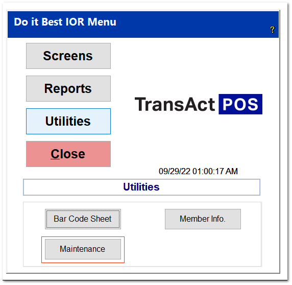 07-010-1 IOR Training - Do It Best