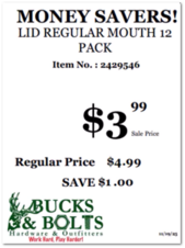 4x4 Promotional Card (Label)