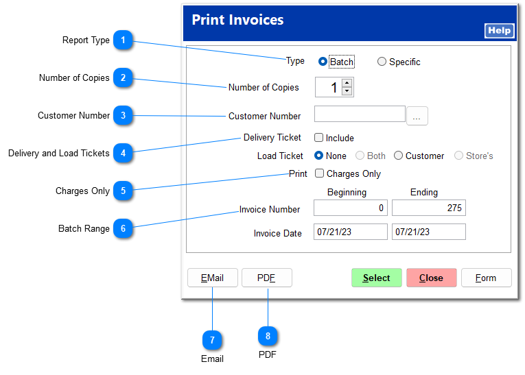 Print Invoice