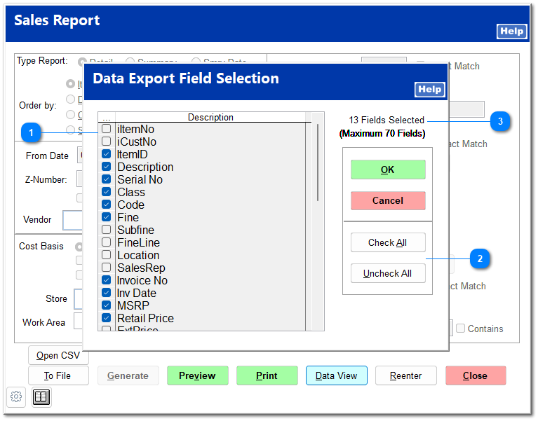 Data View