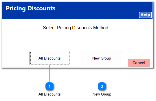 Pricing Discounts