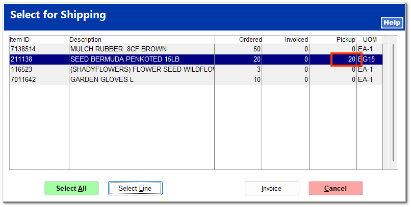 Ship Order