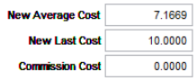 2. Cost Values