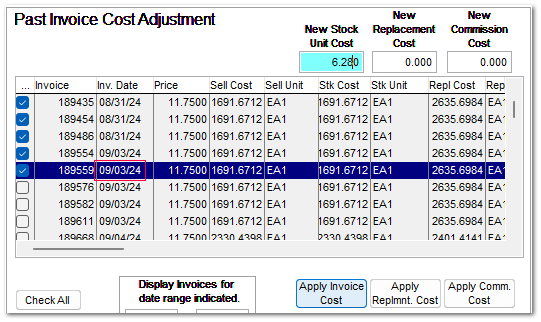 Adjust Cost