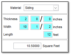Dimensional Calculator