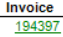 1. Click the Invoice Number to 
view the Invoice Summary