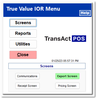 IOR Overview - True Value Company