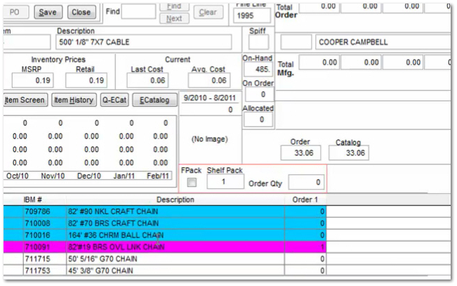 Do it Best Planogram Order