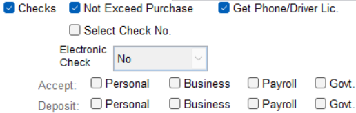 2. Check Payments