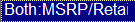 2. Both MSRP/Retail: AKA change both MSRp and Retail to retail found within the catalog