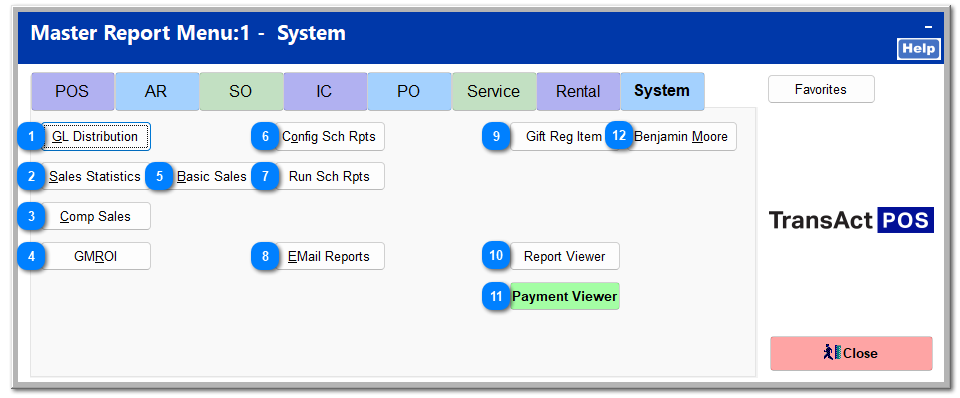 System Reports