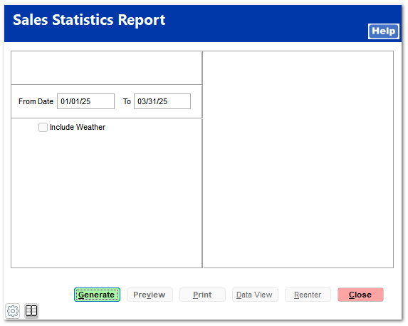 Sales Statistics