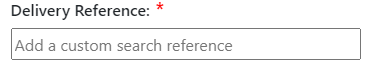 1. Enter the related Sales Order number