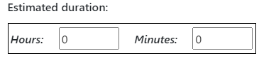 5. Enter the estimated time to install at the customer's address