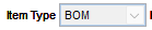 1. BOM Item Type