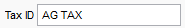 1. Enter Non-Blank 
Tax ID (Required)