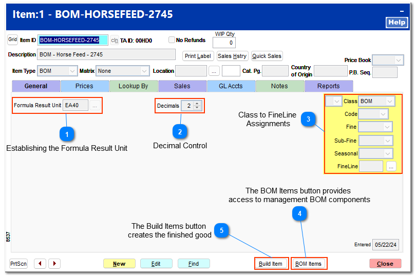 BOM Inventory Type Explained