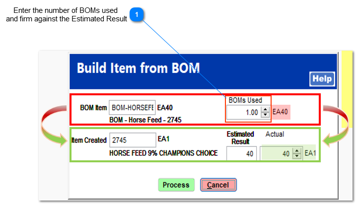 Build It - Create Finished Goods