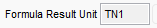 3. The Formula Result Unit is the difference creating 
a single bulk Ton for the Ton of BOM raw materials