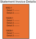 4. The customer statements may include the invoice details,
 if selected within the customer's corporate account.