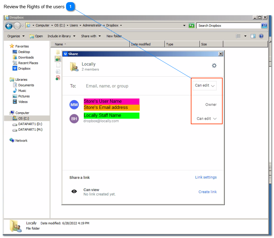 DropBox Installation