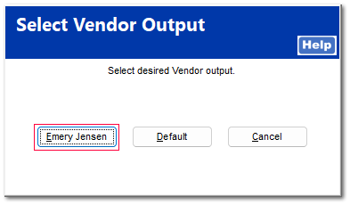 Emery Jensen - Vendor Parts Listing