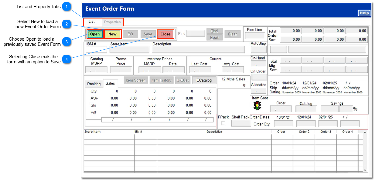 Event Order