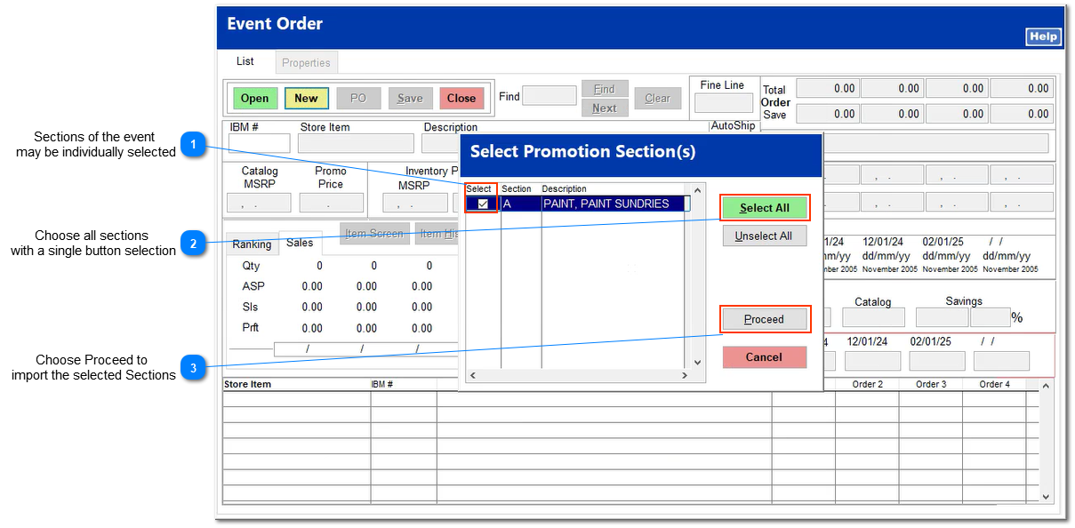 Event Order