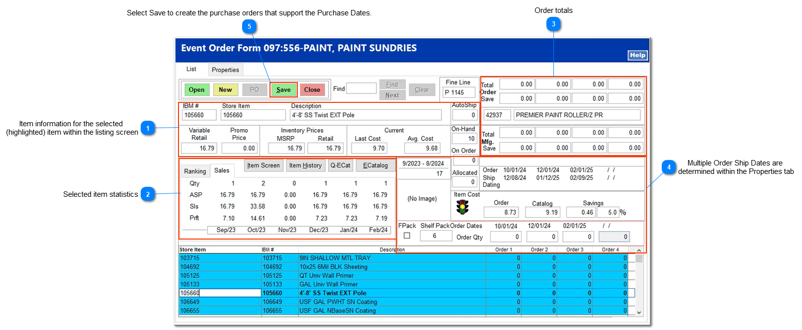 Event Order