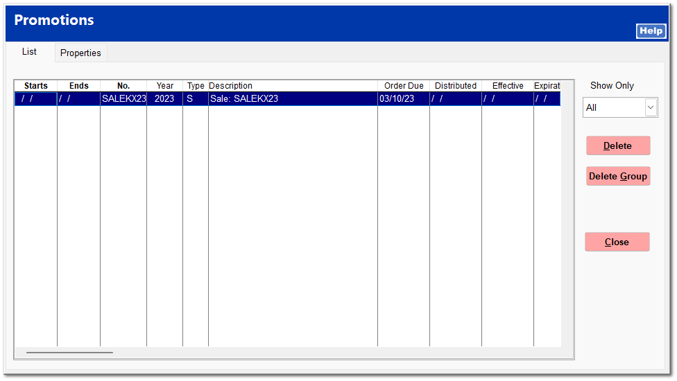 Importing a Vendor Promotion