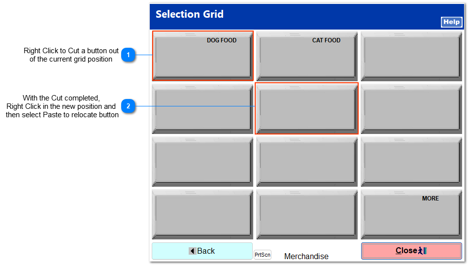 Is it possible to rearrange Grid Buttons?