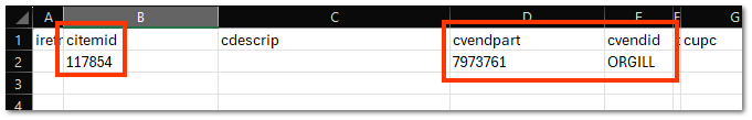 Mass Changing a Secondary Vendor