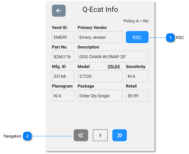 MFG/Edit Tab