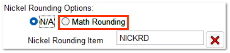 Nickel Rounding