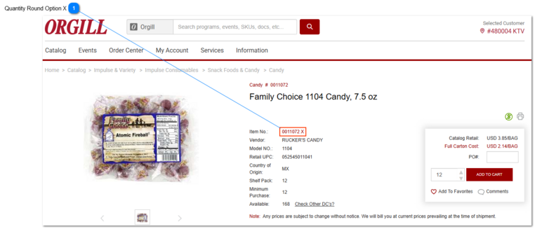 Quantity Round Option Awareness