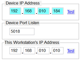 4. Enter IP Address Information