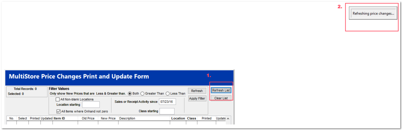 Retail Price Management within Multi-Store