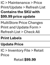9. In this example, the sequence of events would be repeated at store 3, and any other stores.