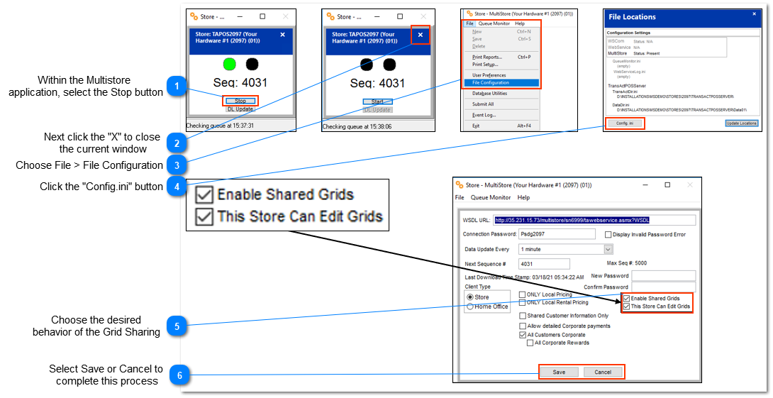 Shared Grid Controls