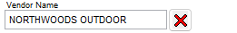 1. Enter the Vendor related to the 
special order item. Press Enter.