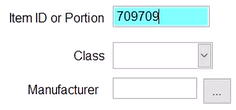 3. If desired, three filters allow the process to be
restricted the indicated field's values.