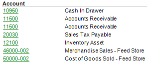 1. Work Group can influence the 
Suffix value of an account number